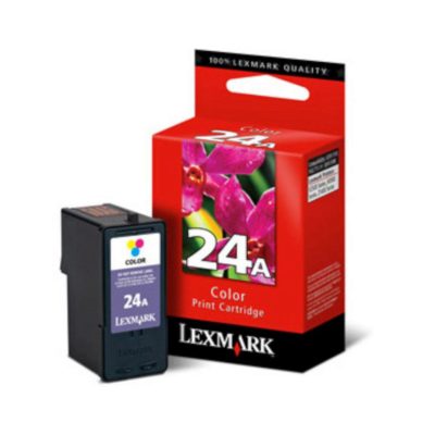 Lexmark 24 Ink Cartridge, Tri-Colour Single Pack, 18C1524E
